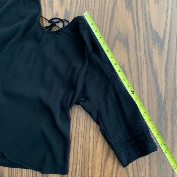 Daily Look Long Sleeve Black Lace Shirt - Picture 7 of 10